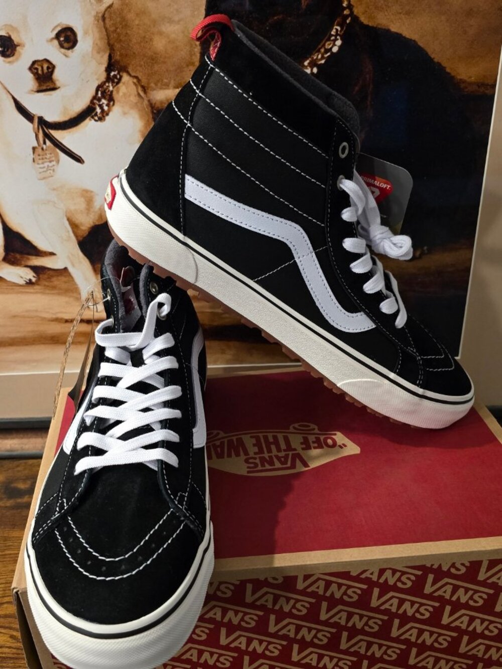 Vans Sk8-Hi MTE-1 Black True White VN0A5HZY6BT Men's Size 10 Sneaker Boots NEW